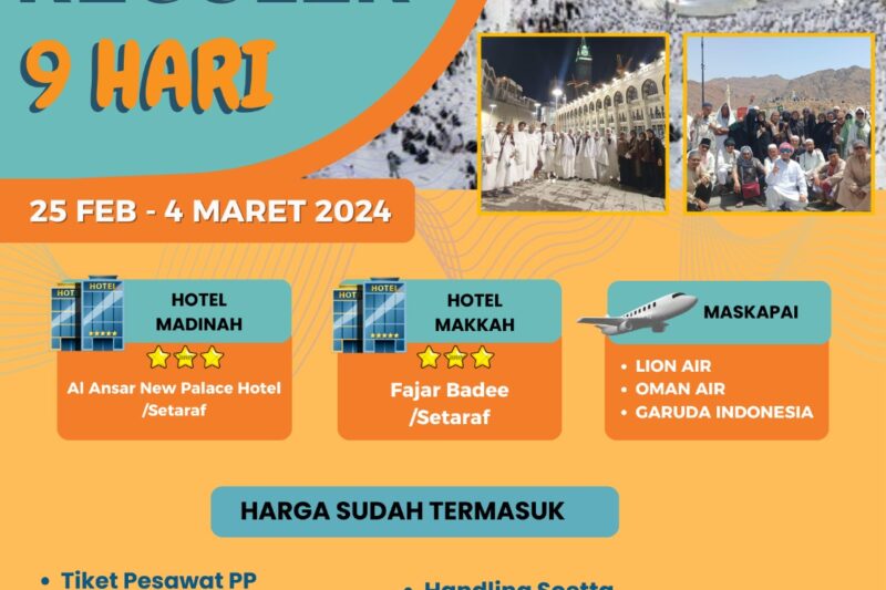 Paket Umroh 9 Hari Reguler: Panduan Lengkap Perjalanan Suci