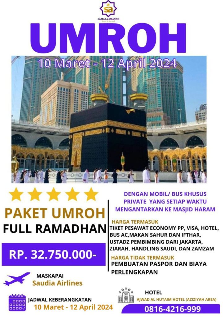 promo umroh ramadhan 2024 illustration