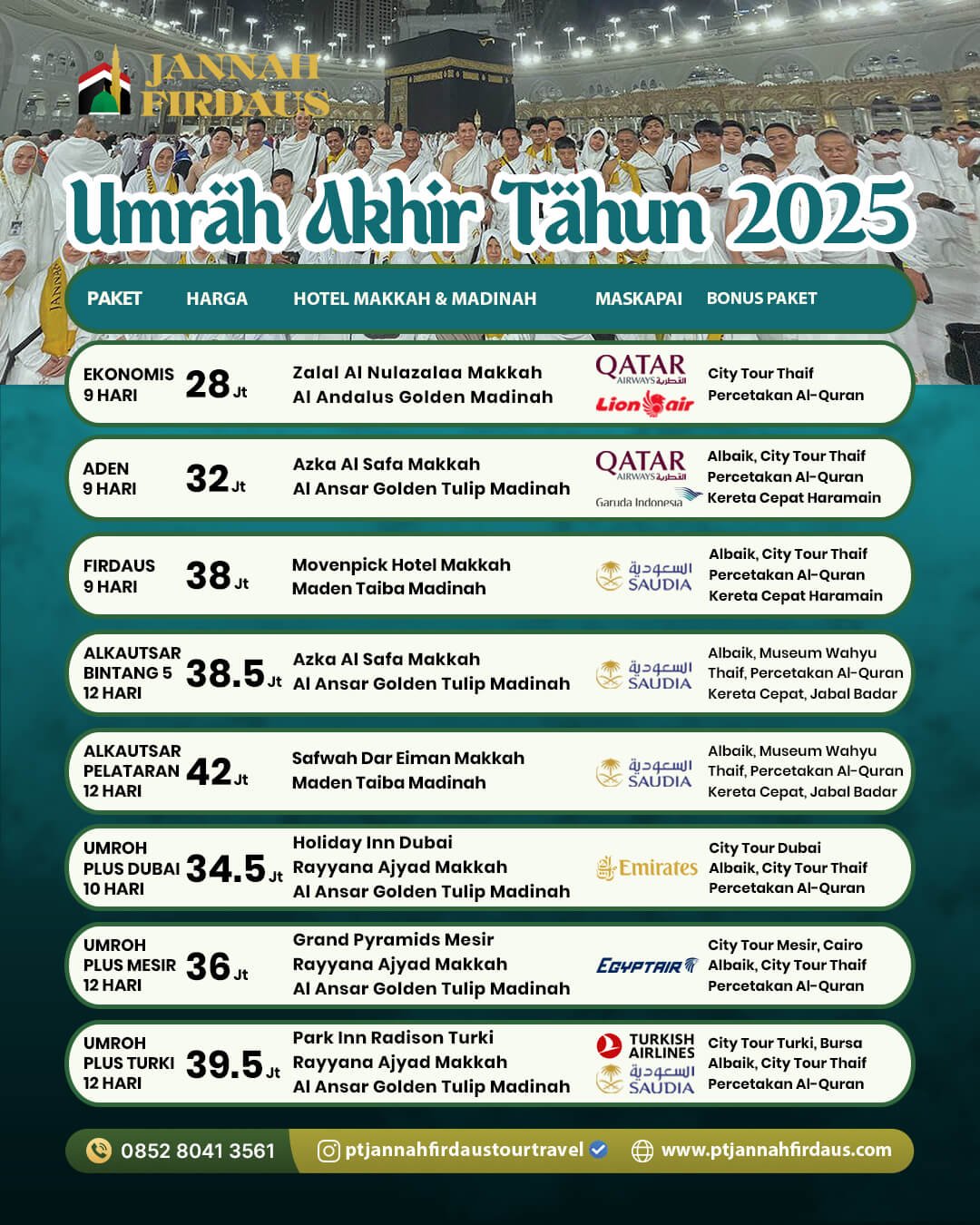 umroh akhir tahun 2025 illustration