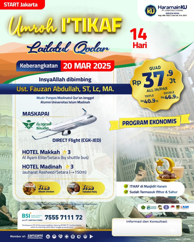 umroh awal ramadhan 2026 visual guide