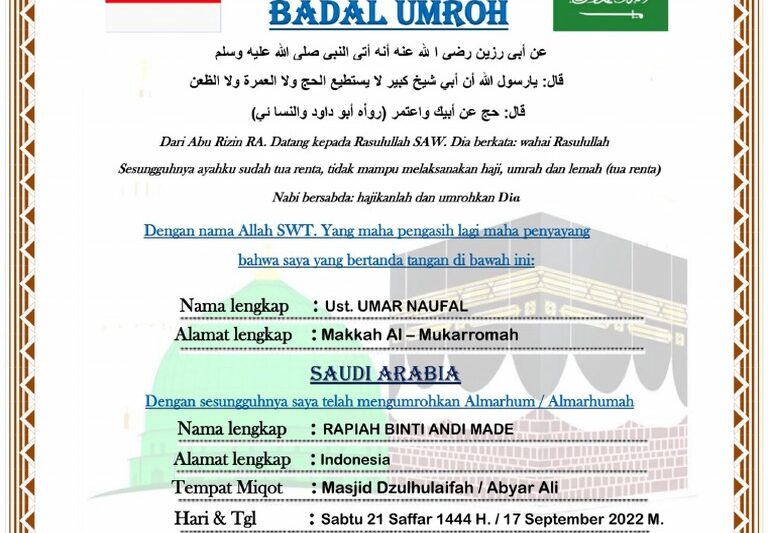 Umroh Badal: Fulfill Your Sacred Duty With Ease
