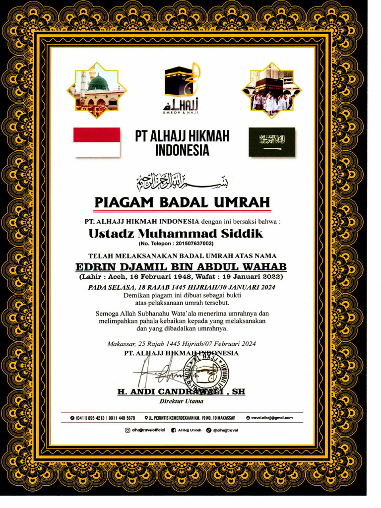 umroh badal visual guide