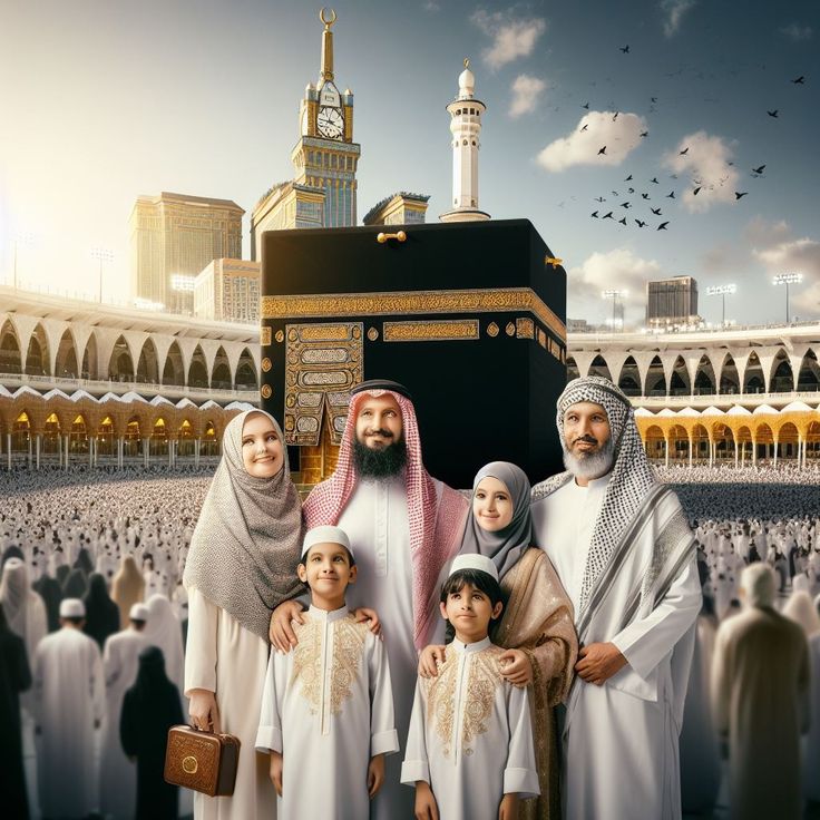 umroh bandung illustration