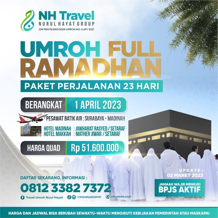 umroh di bulan ramadhan illustration