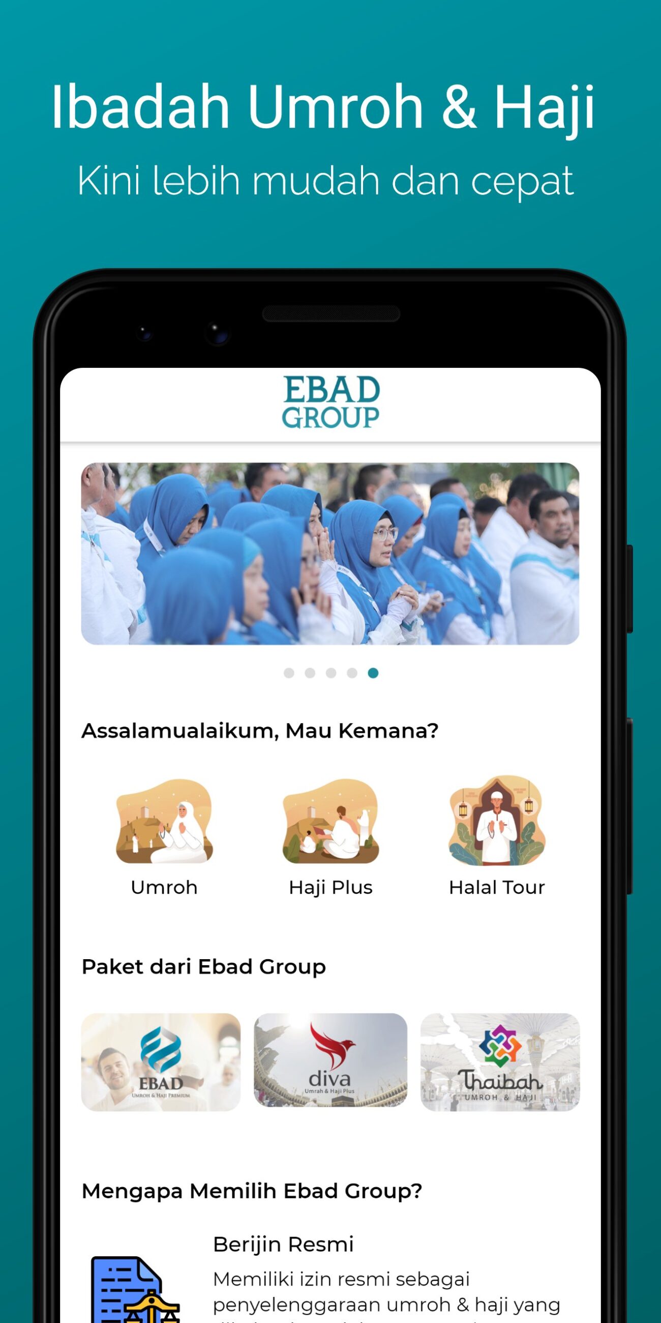 umroh ebad illustration