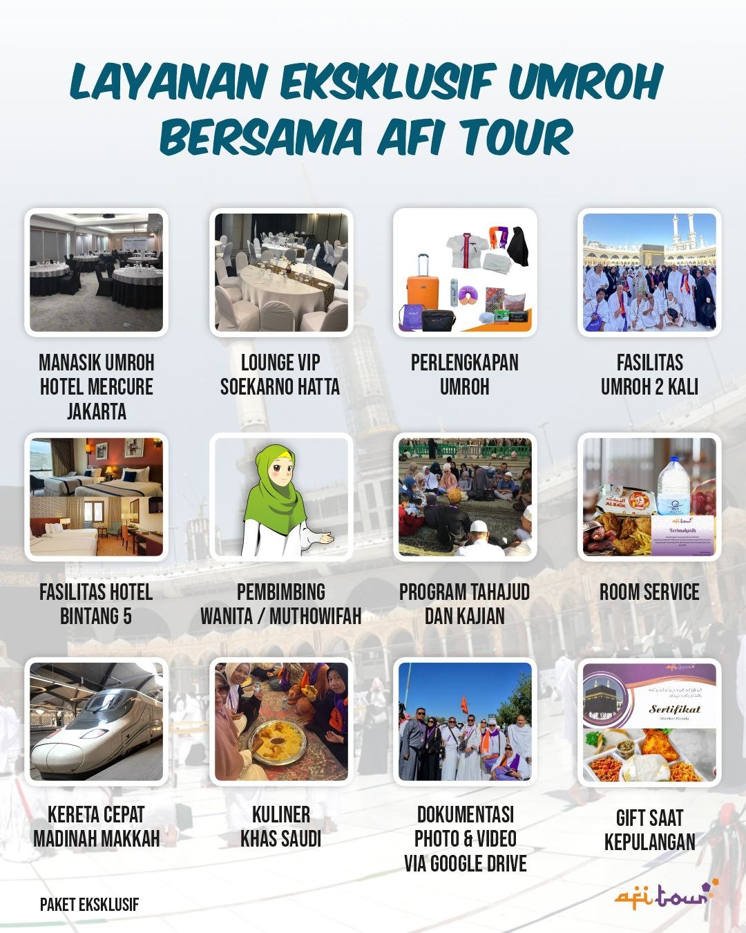 umroh eksklusif illustration