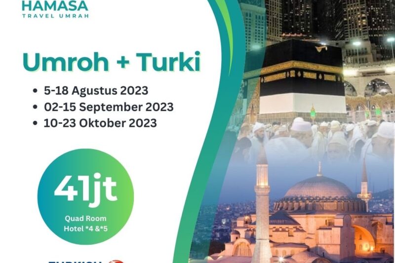 umroh plus turki illustration